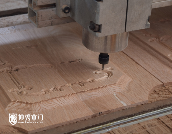 重庆坤秀木门厂区加工展示