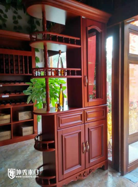 重庆坤秀木门 酒柜展示