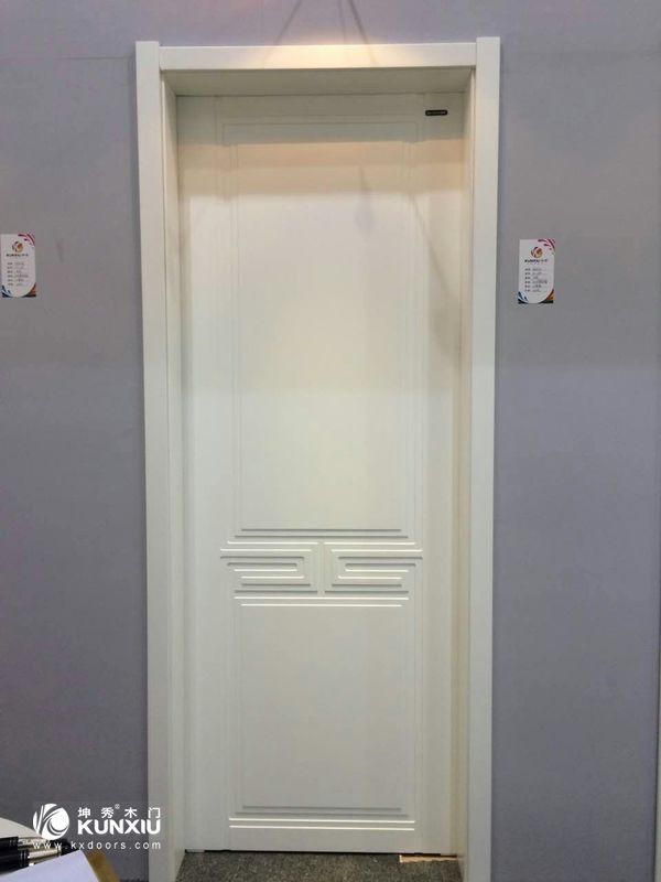 重庆坤秀木门参展样品木门展示